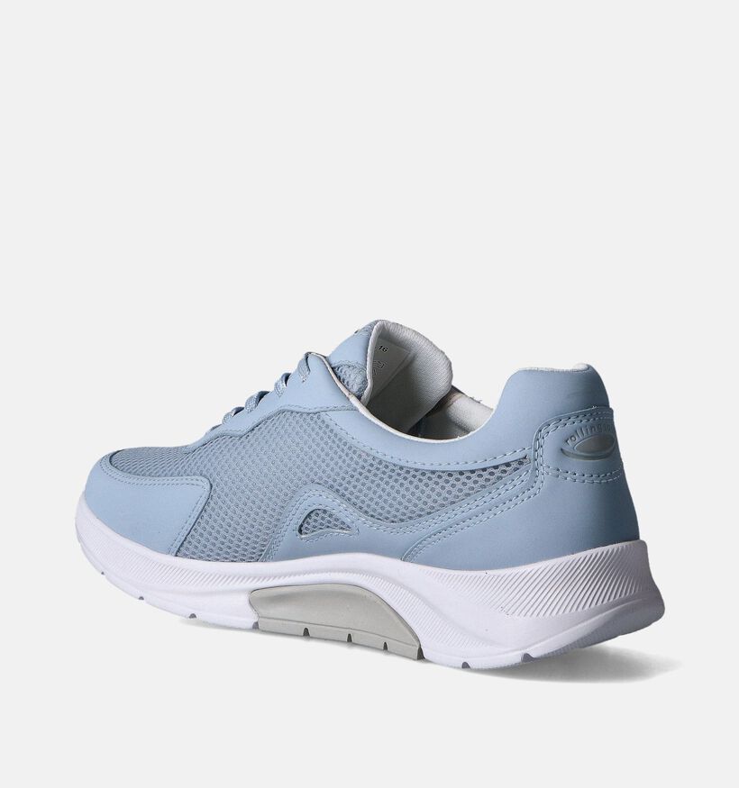Gabor Rollingsoft Blauwe Veterschoenen voor dames (352057) - geschikt voor steunzolen