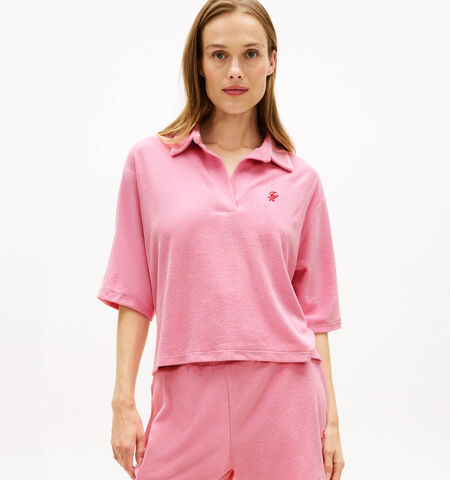 Tommy Hilfiger T-shirts Blauw/Roze