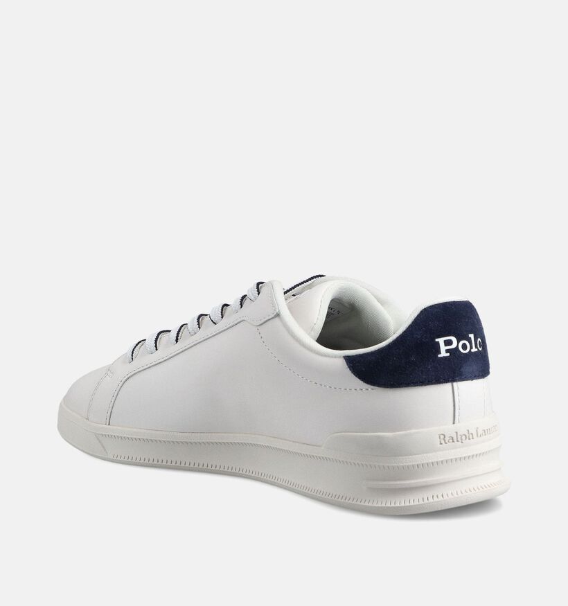 Polo Ralph Lauren Court II Witte Veterschoenen voor heren (366442)