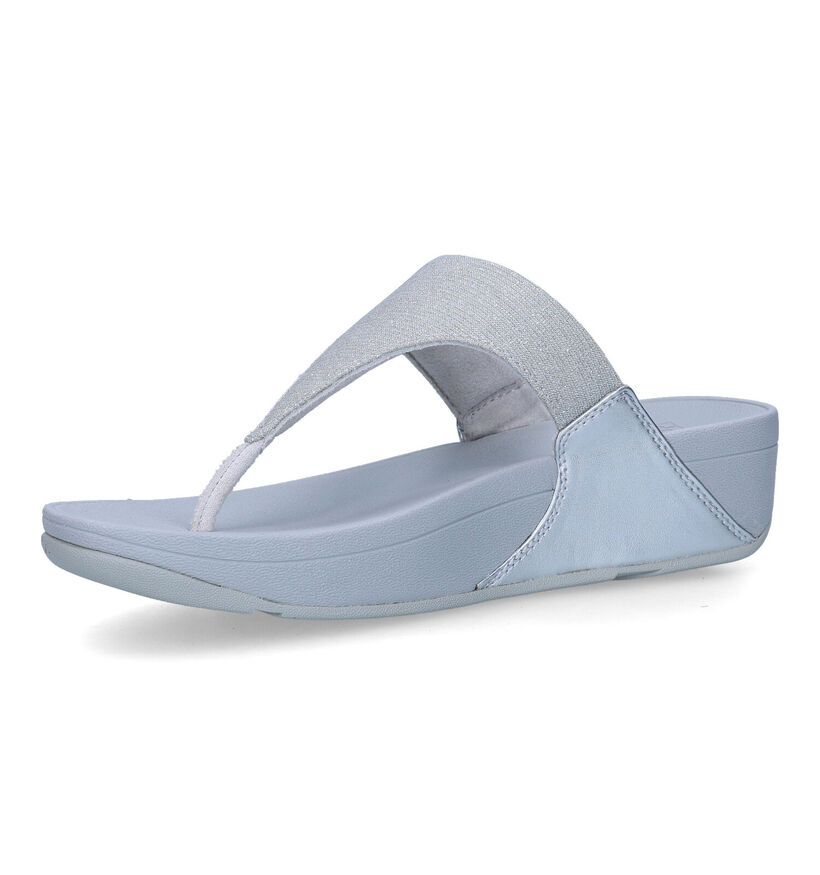 FitFlop Lulu Toepost Zwarte Teenslippers voor dames (353816)
