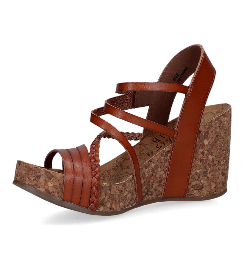 Blowfish Malibu Heidi Cognac Sandalen voor dames (322141)