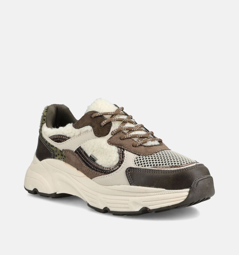 Posh by Poelman Bruine Sneakers voor dames (378627) - geschikt voor steunzolen