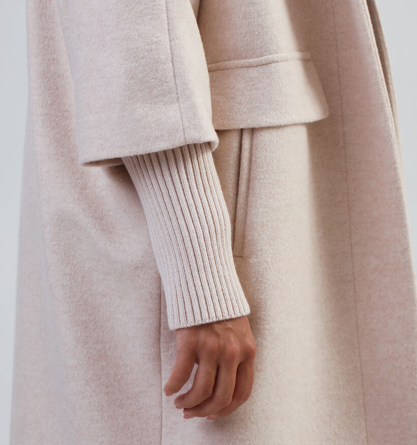comma Manteau mi-long en Beige pour femmes (332030)