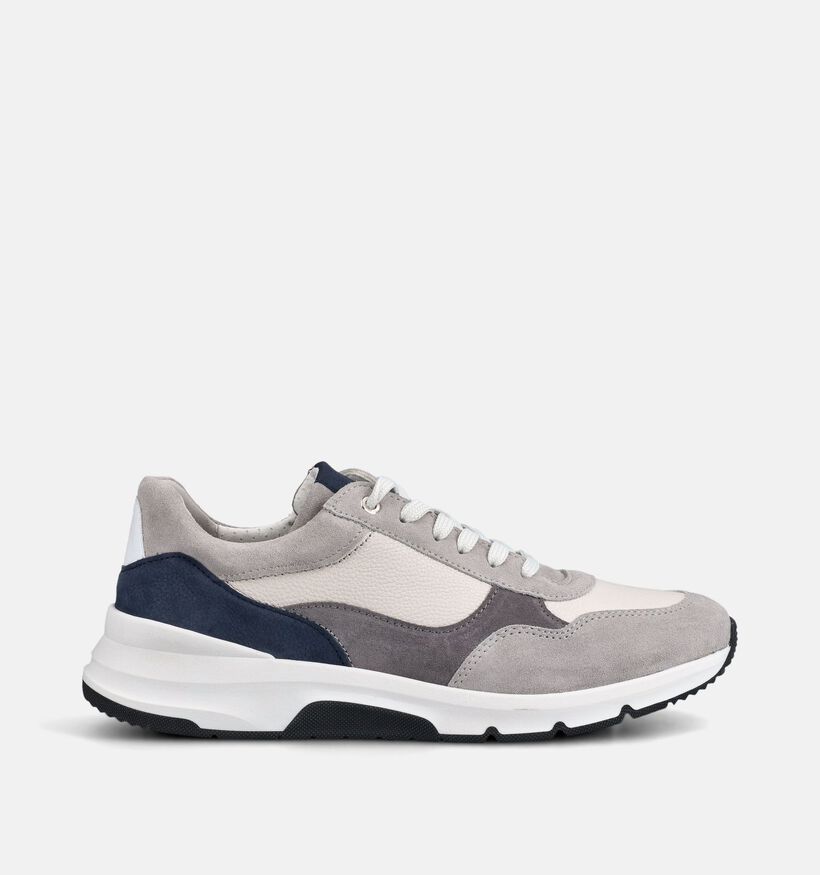 Solemade James Grijze/Blauwe Veterschoenen voor heren (373539) - geschikt voor steunzolen