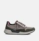 Gabor Rollingsoft Chaussures à lacets en Taupe pour femmes (360323) - pour semelles orthopédiques