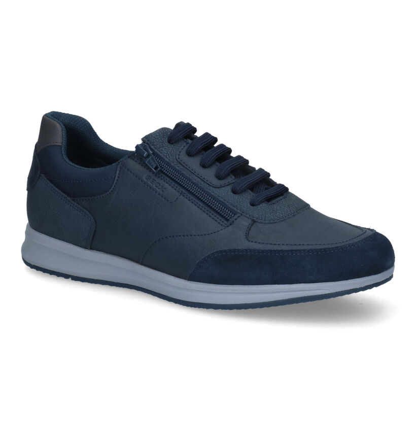 Geox Avery Cognac Veterschoenen in leer (294766)
