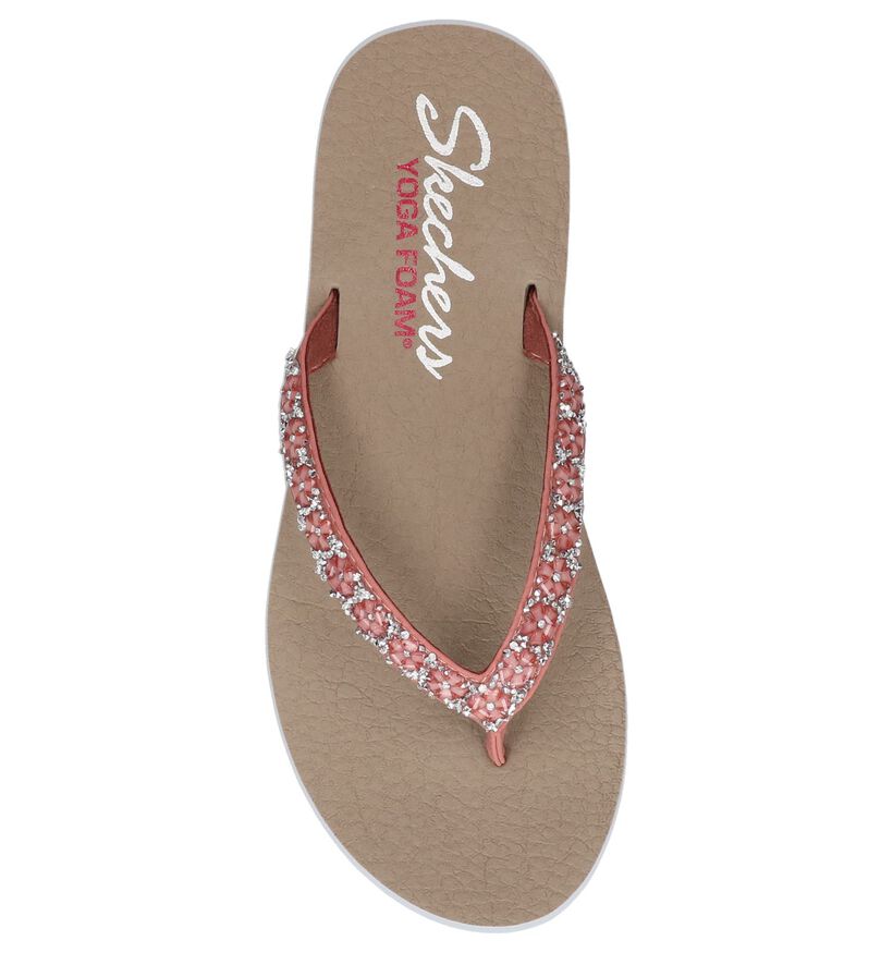 Roze Teenslippers Skechers Meditation Daisy Delight in kunstleer (247180)