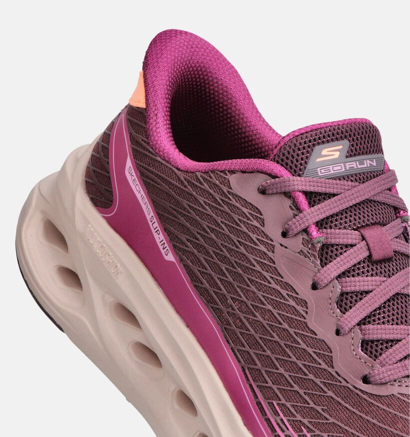 Skechers Max Cushioning Glide-Step Bordeaux Sportschoenen voor dames (359718) - geschikt voor steunzolen