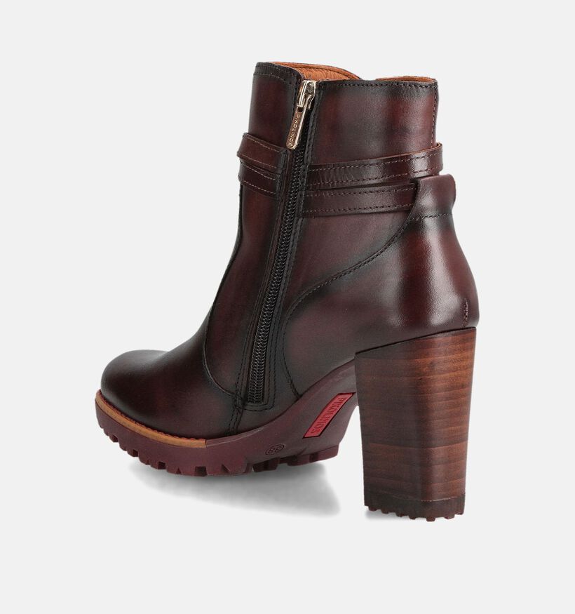 Pikolinos Connelly Bottines à talons en Brun foncé pour femmes (363862)