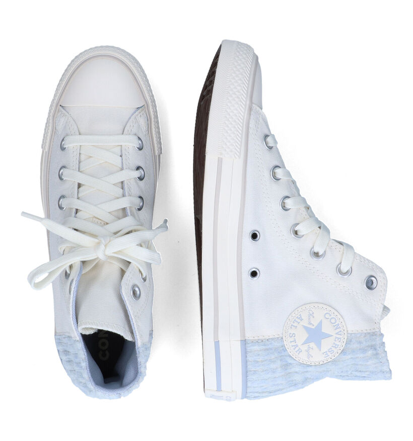 Convers Chuck Taylor AS Cozy Utility Baskets en Ecru pour femmes (317420)