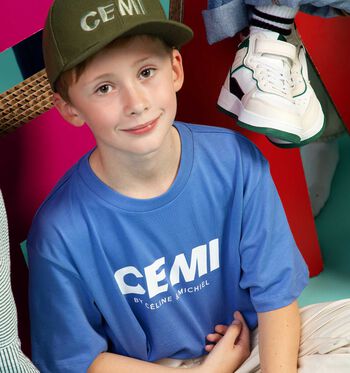 CEMI T-shirts Paars/Blauw/Roze/Groen