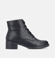 Rieker Antistress Boots &agrave; lacets en Noir pour femmes (379877) - pour semelles orthop&eacute;diques