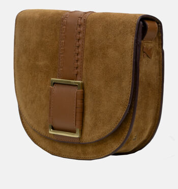 DSTRCT Schoudertassen Cognac/Groen