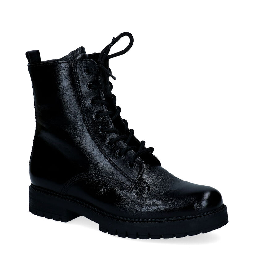 Gabor OptiFit Bottines en Noir en cuir (297222)