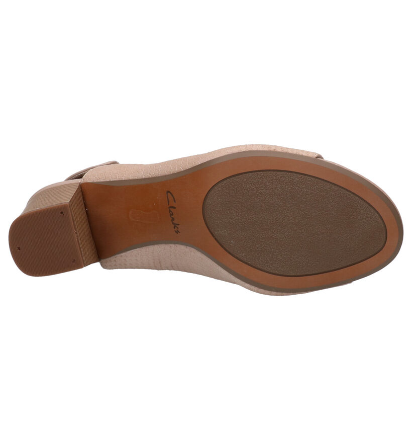 Clarks Deva Bell Sandales en Kaki en nubuck (265506)