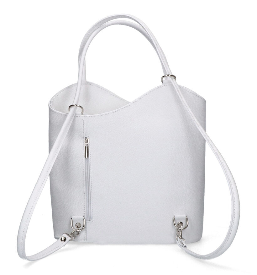 Time Mode Witte Schoudertas in leer (327495)