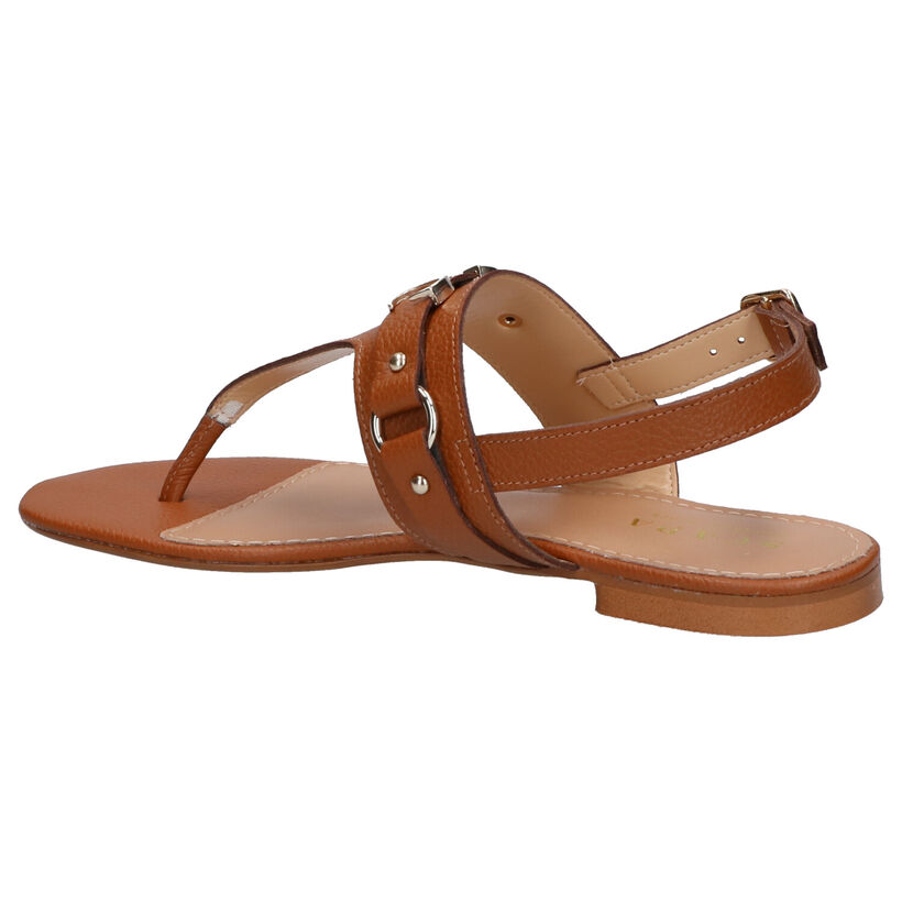 Scapa Cognac Sandalen in leer (270280)