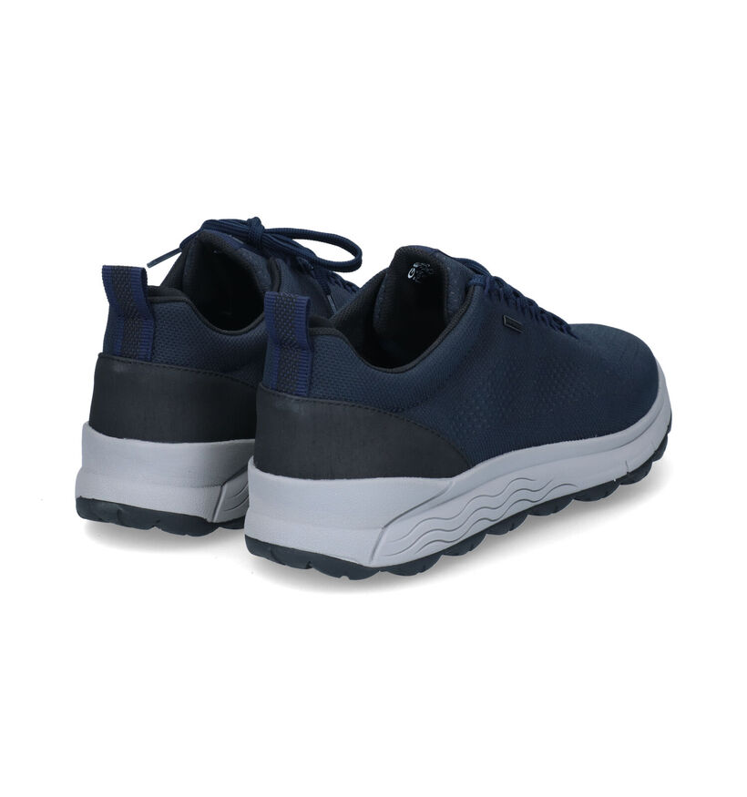 Geox Spherica Baskets en Bleu en textile (315776)