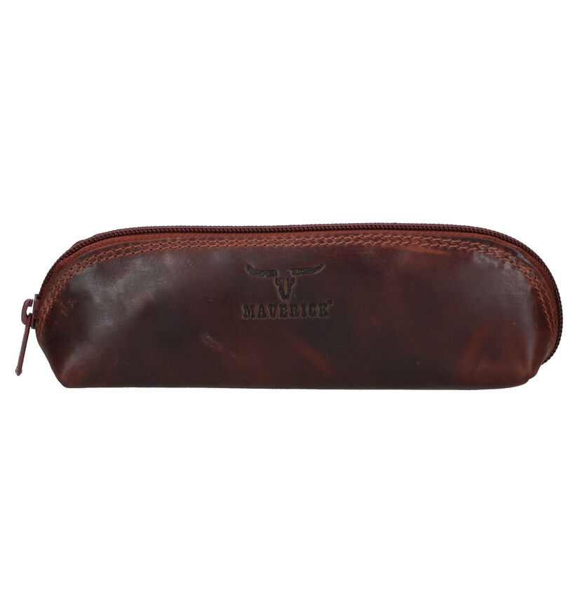 Maverick Trousse en Brun en cuir (291870)