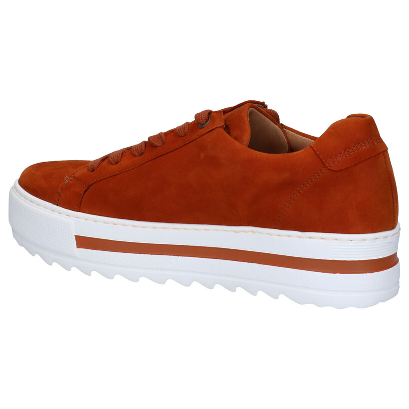 Gabor OptiFit Oranje Veterschoenen in nubuck (282323)