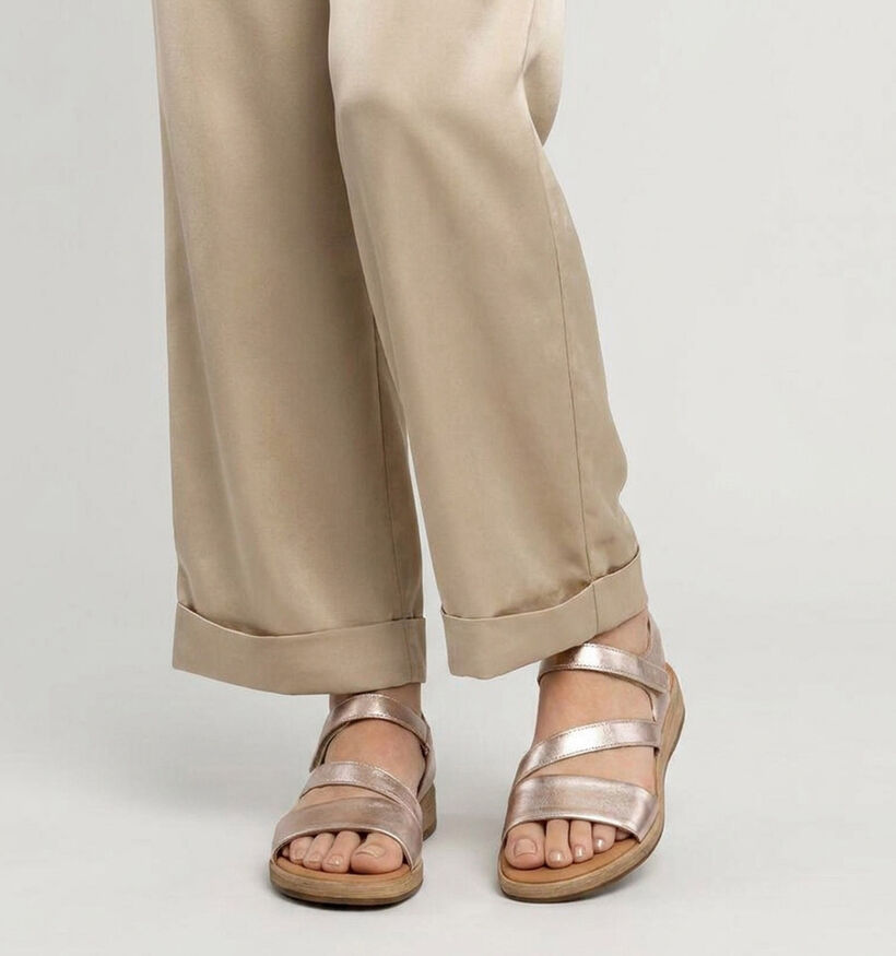 Gabor Ros&eacute; Gouden Sandalen voor dames (373305)