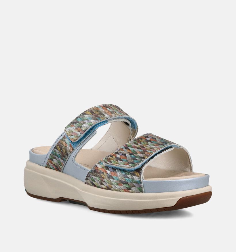 Xsensible Tobago Lichtblauwe/Multi Slippers voor steunzolen voor dames (373010) - geschikt voor steunzolen