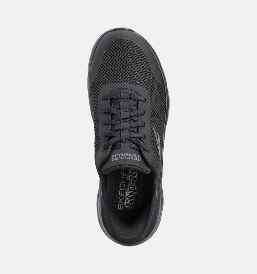 Skechers GO WALK FLEX GRAND ENTRY Zwarte Sneakers voor dames (359703) - geschikt voor steunzolen