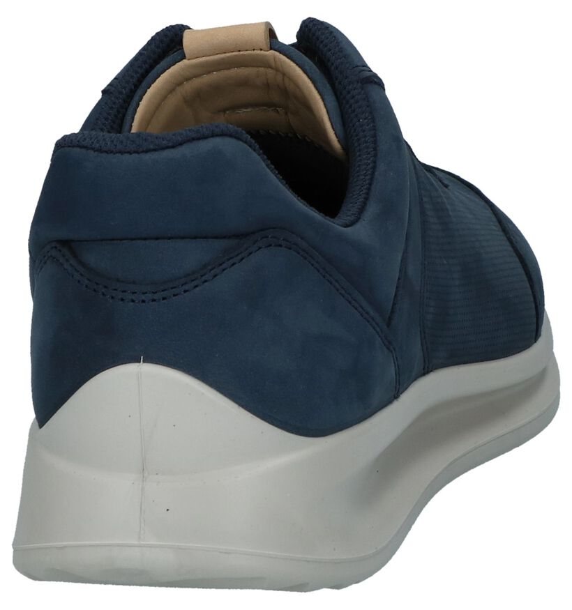 Blauwe Casual Veterschoenen ECCO Aquet in nubuck (246272)