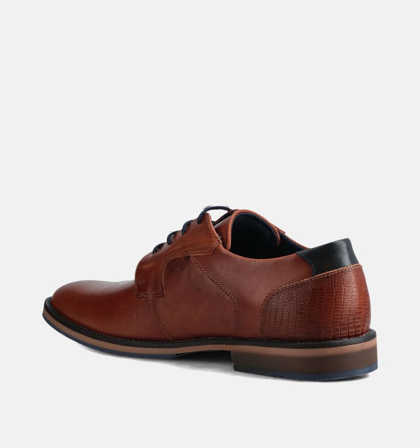 La Strada Cognac Geklede Veterschoenen voor heren (370521)