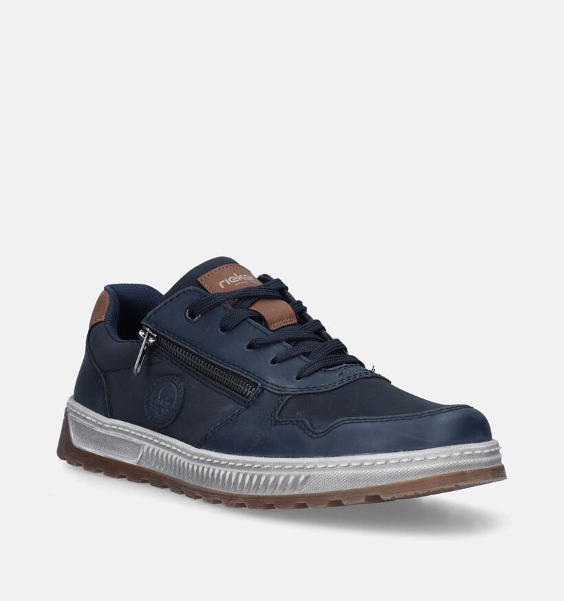 Rieker Blauwe Veterschoenen voor heren (344396)