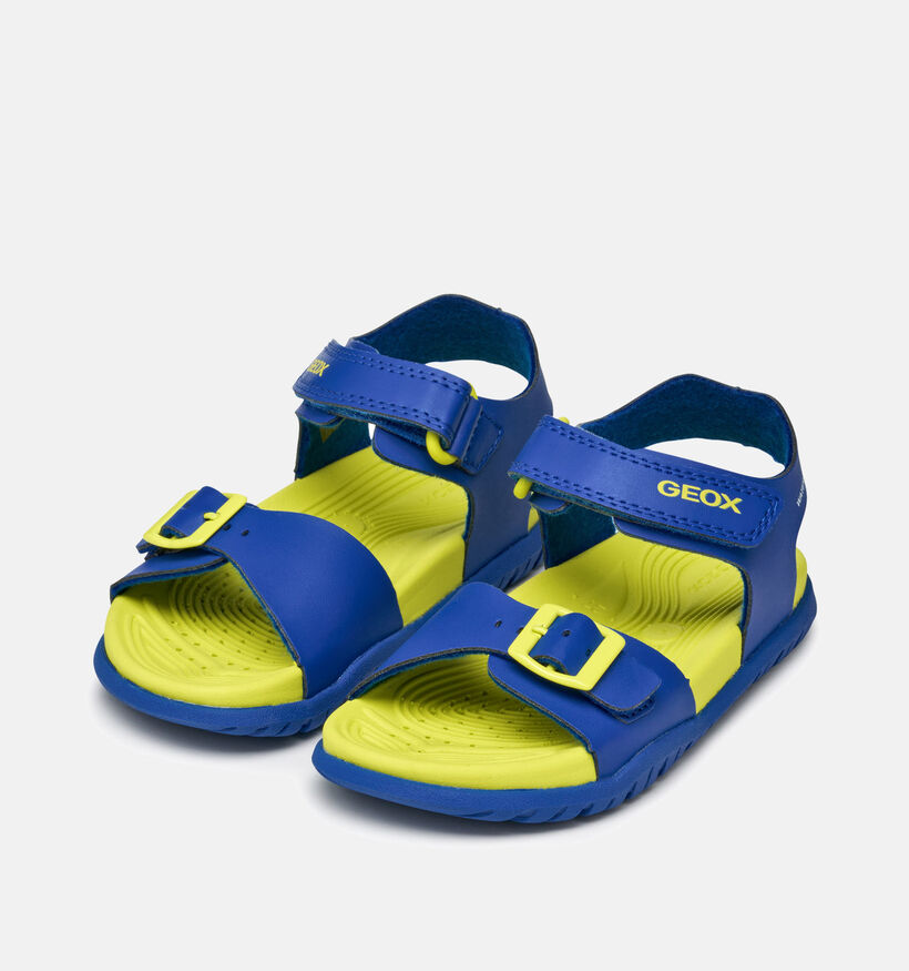 Geox J Fusbetto Bo Sandales en Bleu fonc&eacute; pour gar&ccedil;ons (368880)