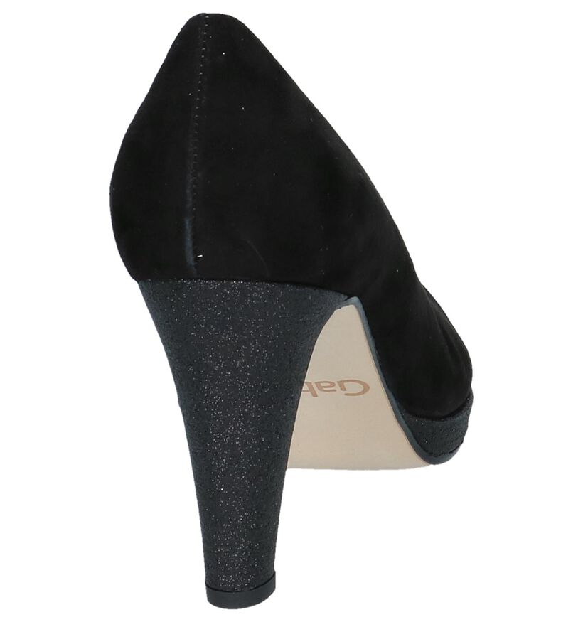 Soft & Smart Escarpins classique en Noir en daim (231321)