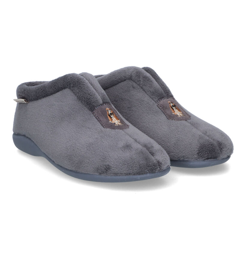 Hush Puppies Olifan Pantoufles en Gris pour femmes (345569)