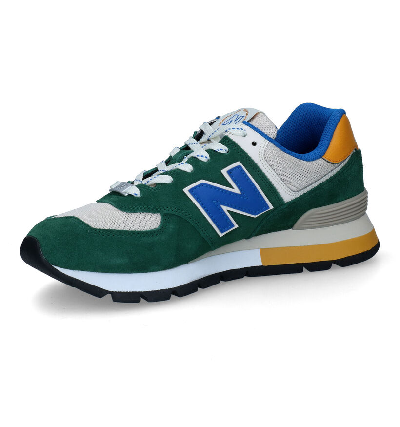 New Balance ML574 Baskets en Bleu pour hommes (301742) - pour semelles orthopédiques
