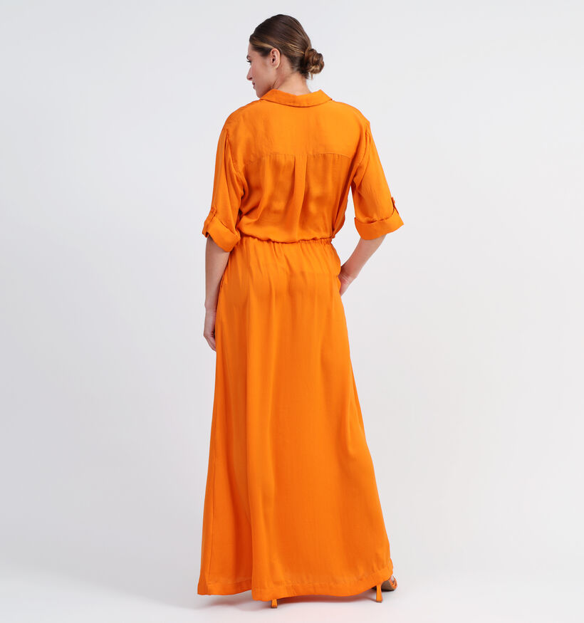 Vero Moda Fabiana Jupe longue en Orange pour femmes (327231)