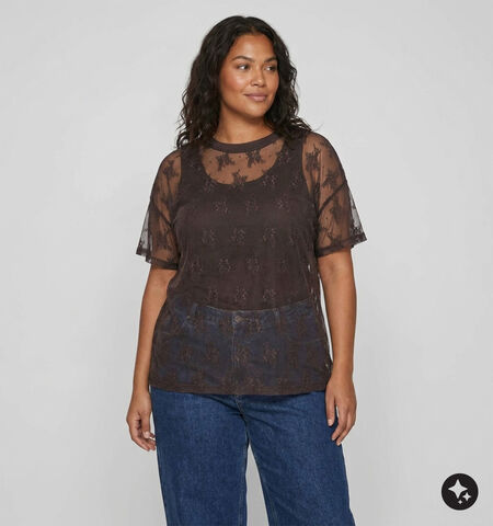 Vero Moda Curve Blouses Bruin