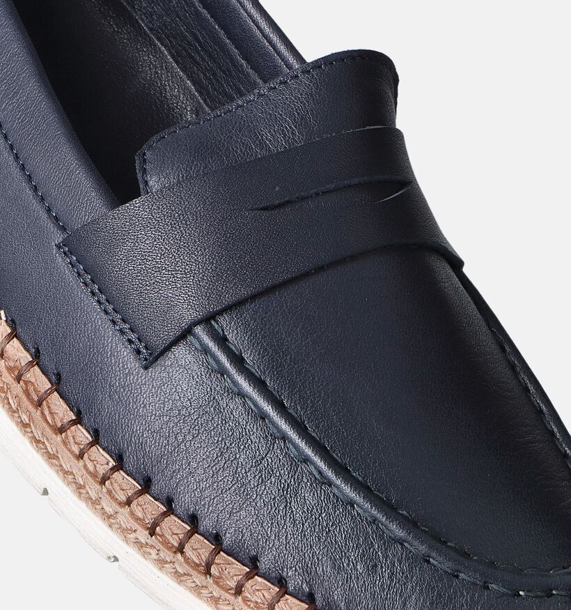Hush Puppies Blauwe Instappers voor dames (357583) - geschikt voor steunzolen