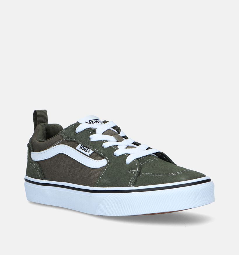 Vans Filmore YT Groene Skate sneakers voor jongens (336496)