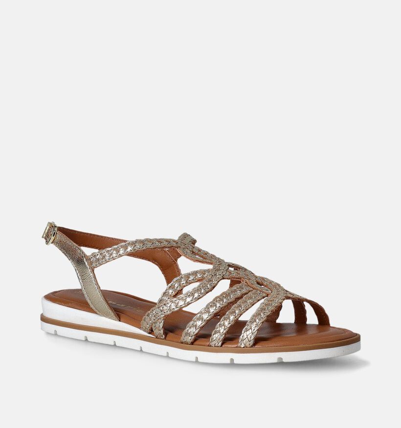 Tamaris Gouden Gevlochten Sandalen voor dames (354865)