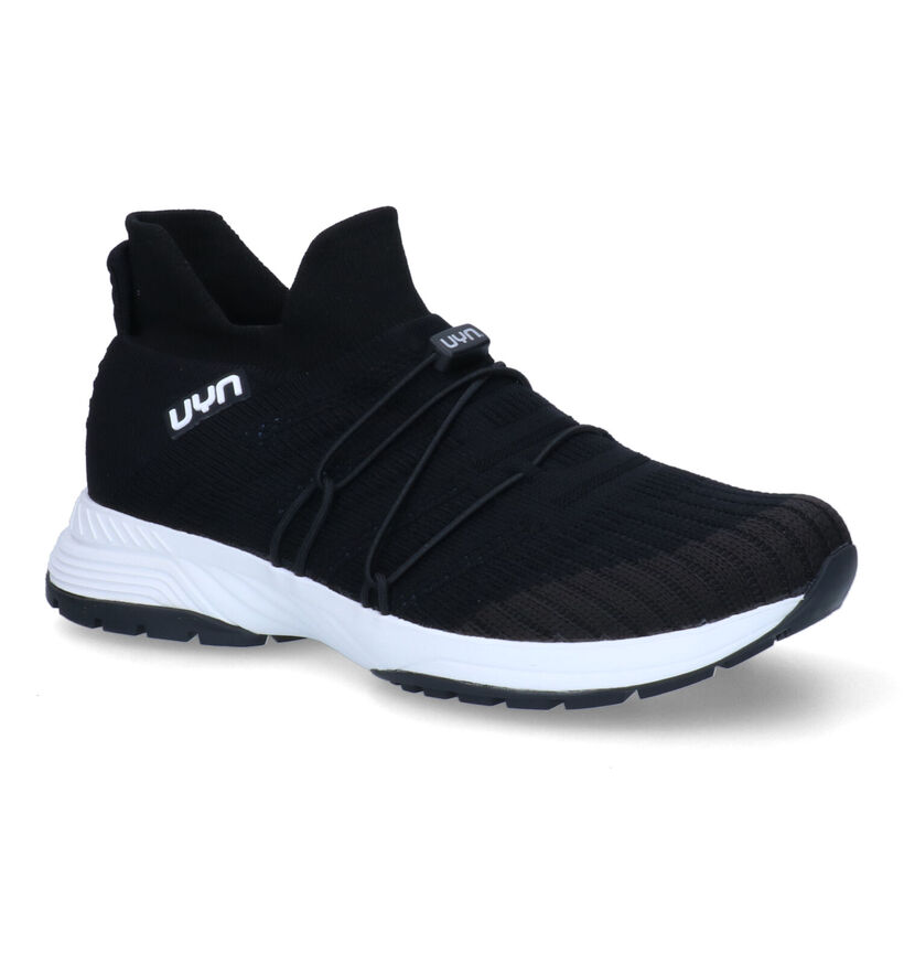 UYN Free Flow Tune Zwarte Sneakers in stof (303128)