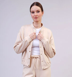 Pieces Talia Beige Bomberjas voor dames (357374)