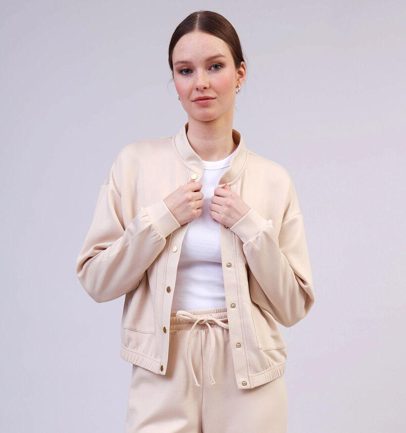 Pieces Talia Beige Bomberjas voor dames (357374)