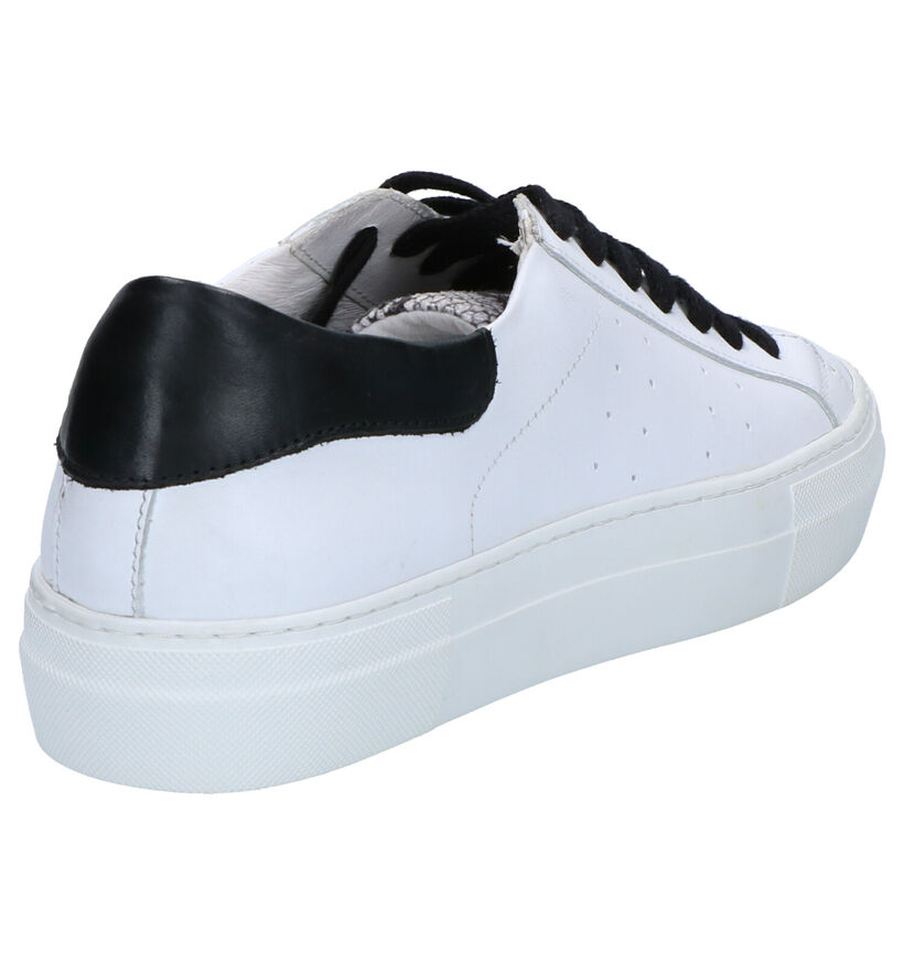 Via Limone Witte Veterschoenen in leer (264965)