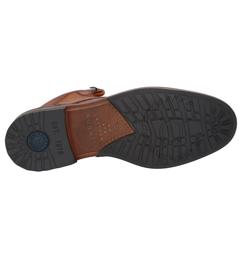 Bugatti Chaussures hautes en Cognac en cuir (255347)