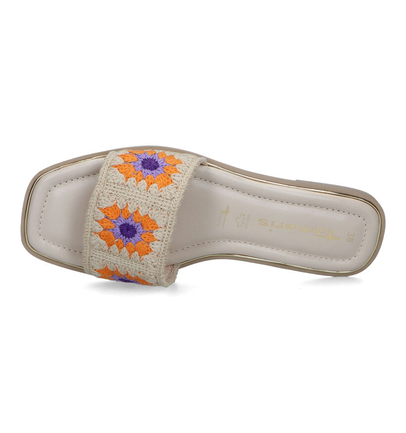 Tamaris Ecru Slippers in stof (325597)