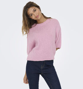 JDY Linea Roze Pull met Halflange Mouwen voor dames (367901)
