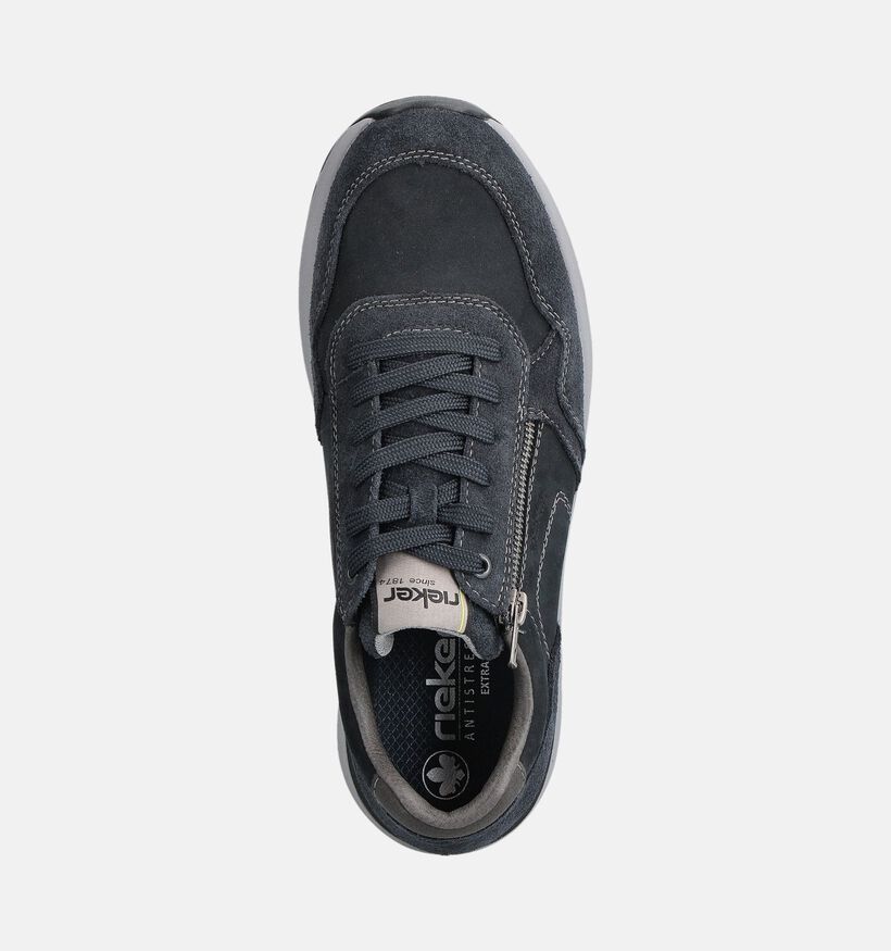 Rieker Blauwe Veterschoenen voor heren (360453)