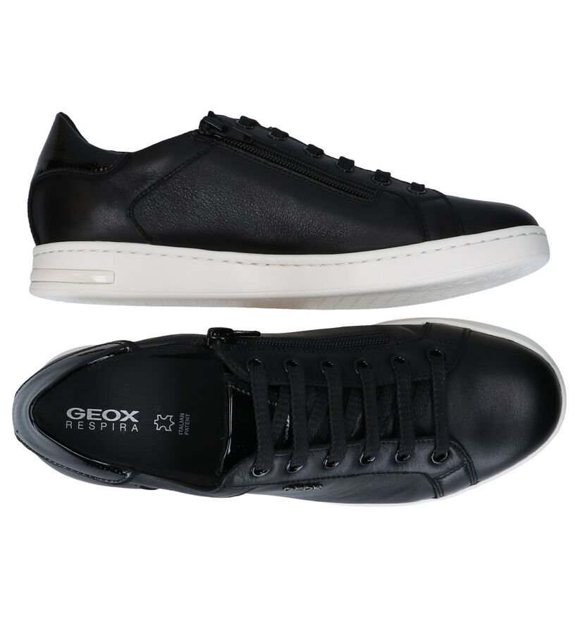 Geox Jayson Chaussures à lacets en Noir en cuir (278860)