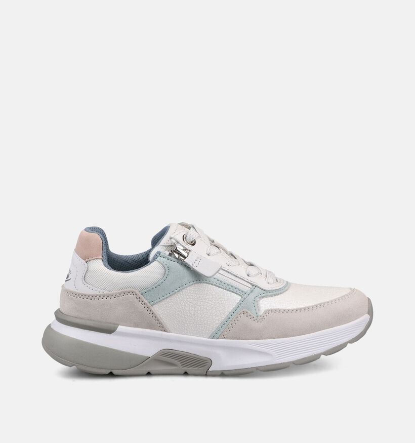 Gabor Rollingsoft Ecru Sneakers voor dames (368384) - geschikt voor steunzolen