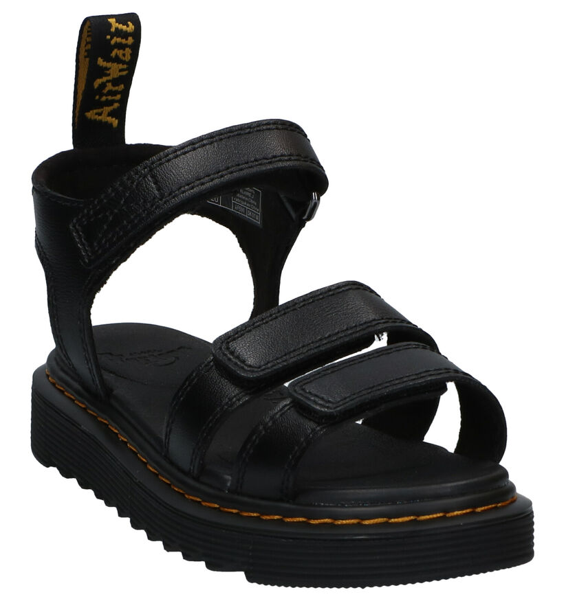 Dr. Martens Klaire Zwarte Sandalen in kunstleer (284589)